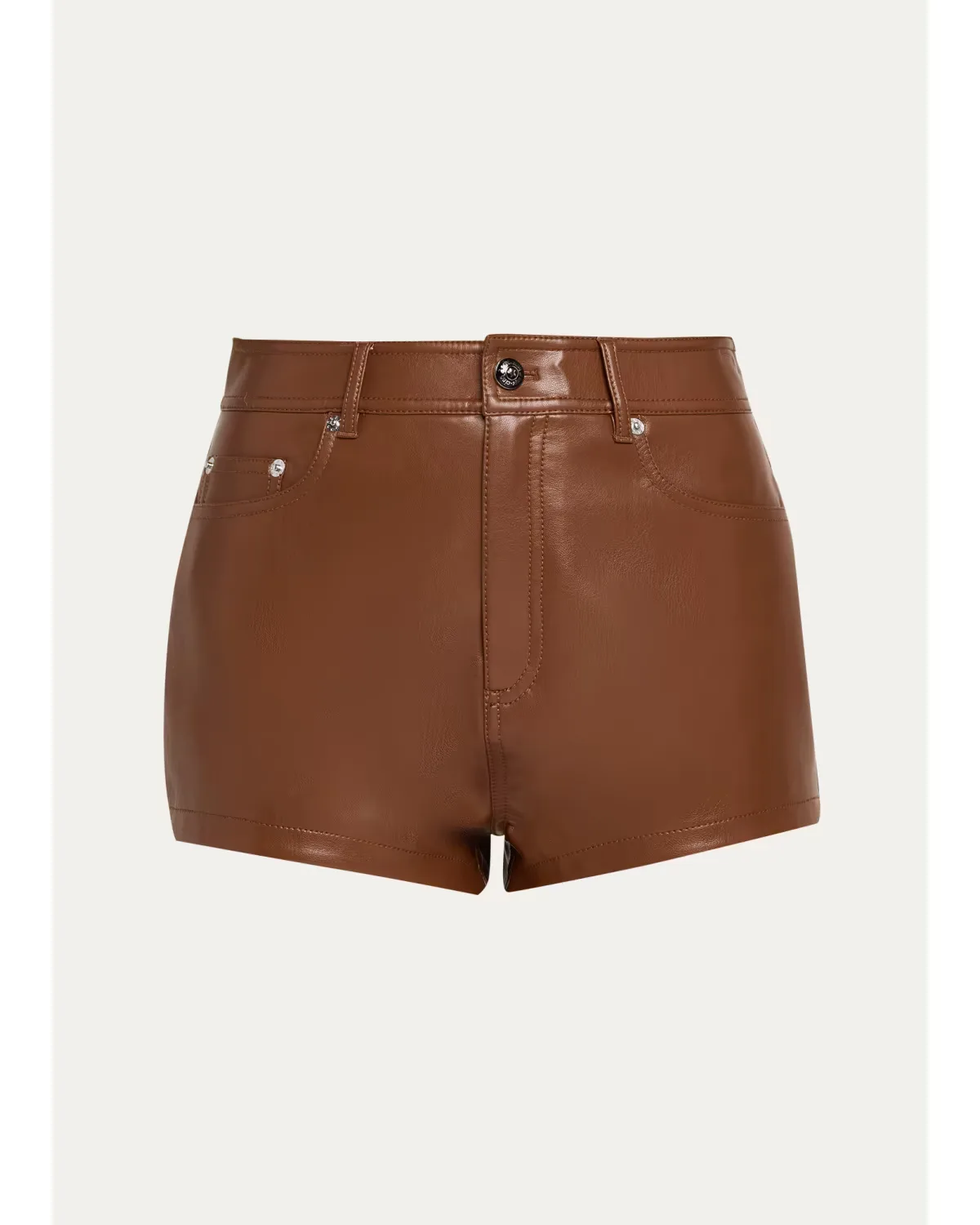 Dani Vegan Leather Shorts by Cinq  Sept