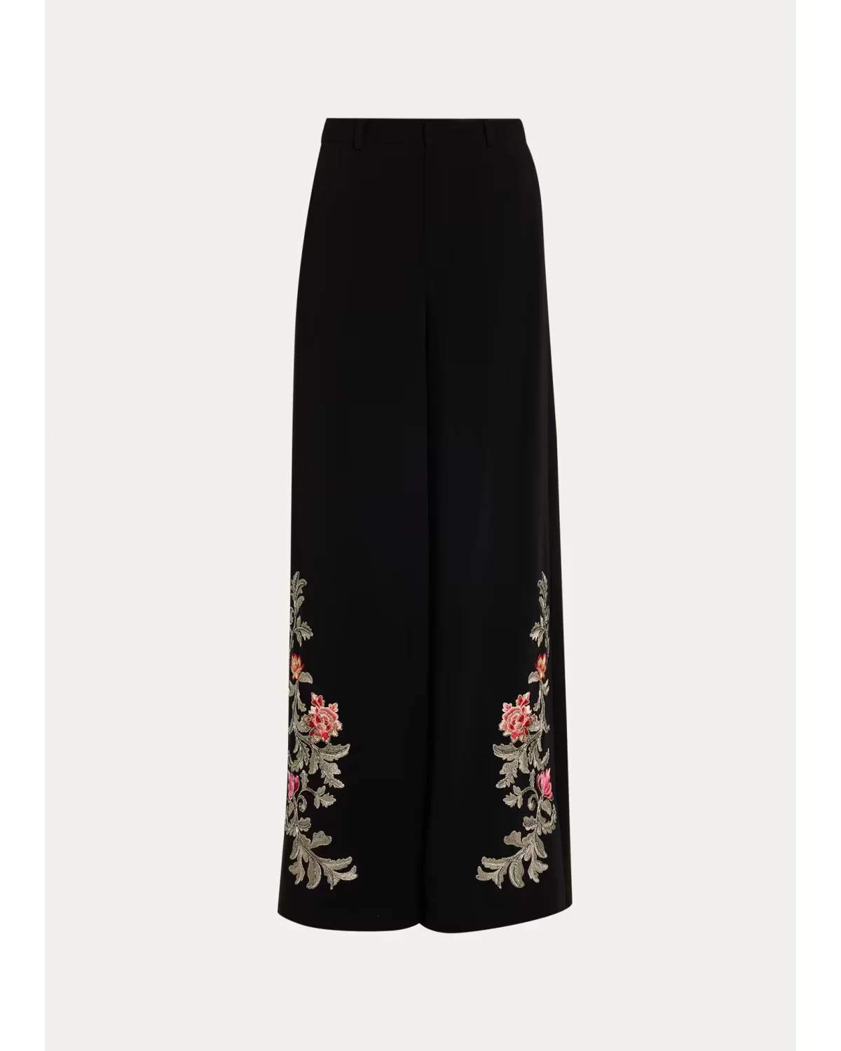 Rococo Embroidered Pants by Cinq  Sept