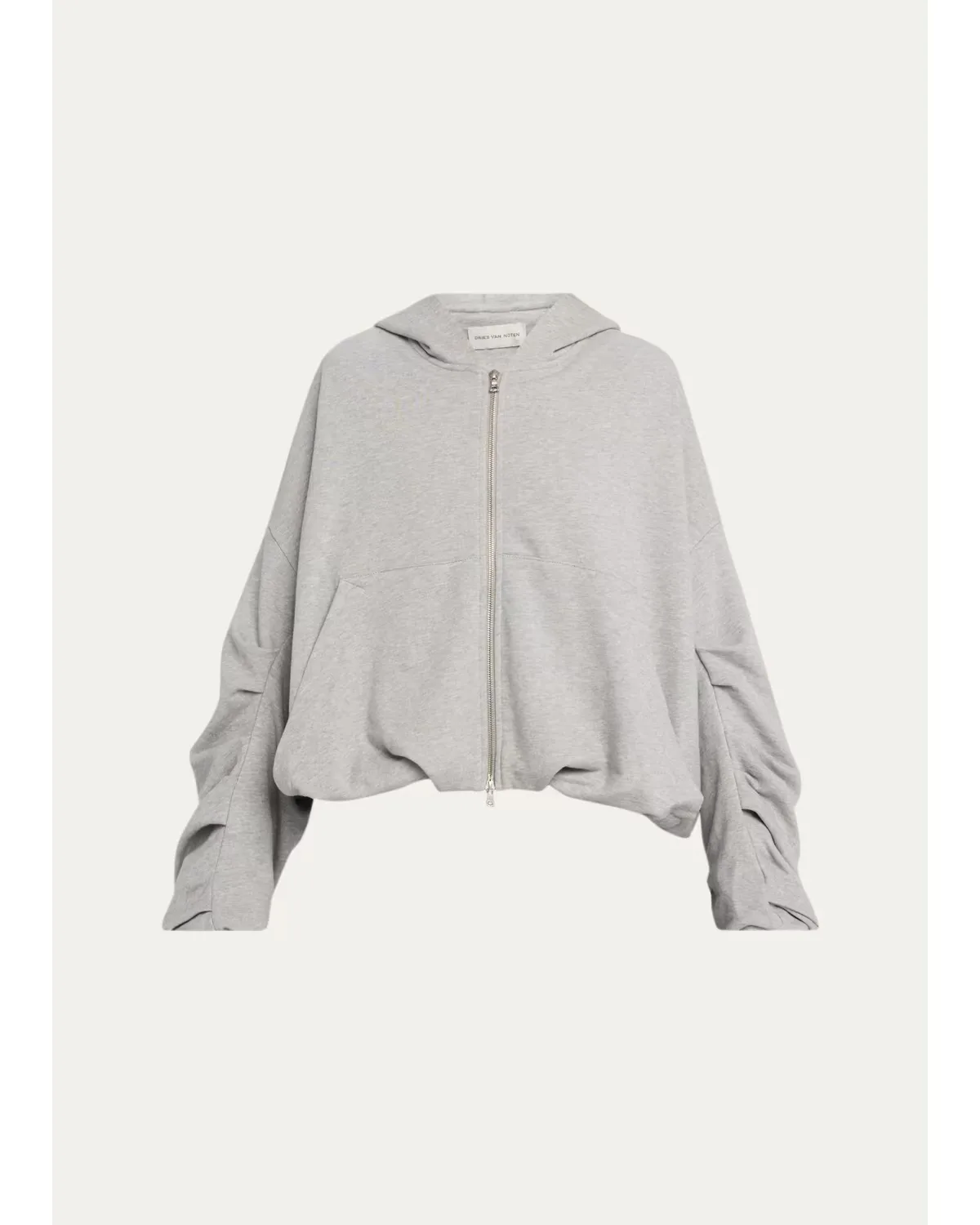 Hannett Jersey Hooded Zip Track Jacket by Dries Van Noten