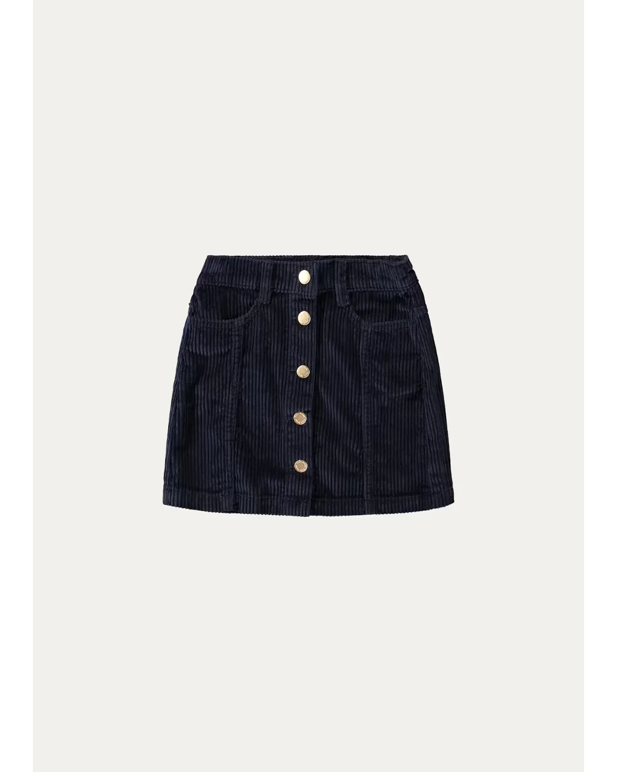 Bera Organic Cotton Corduroy Mini Skirt by Molo