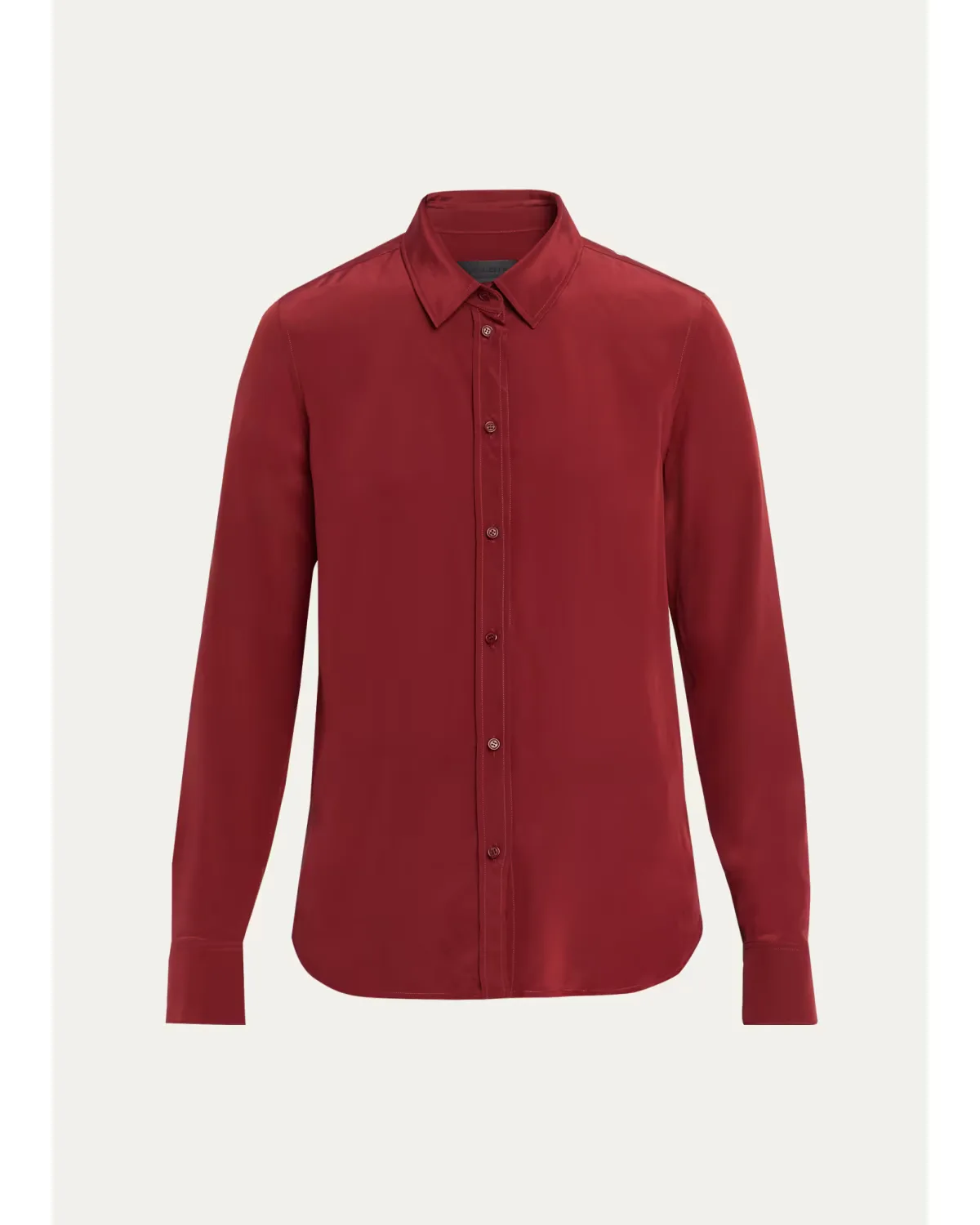Gaia Silk Button-Front Shirt by Nili Lotan