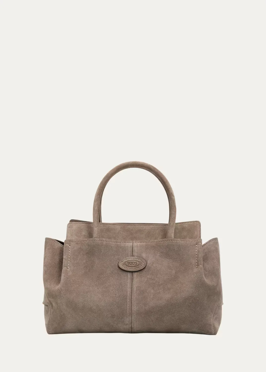 Small Suede Shopper Tote Bag by Tod's