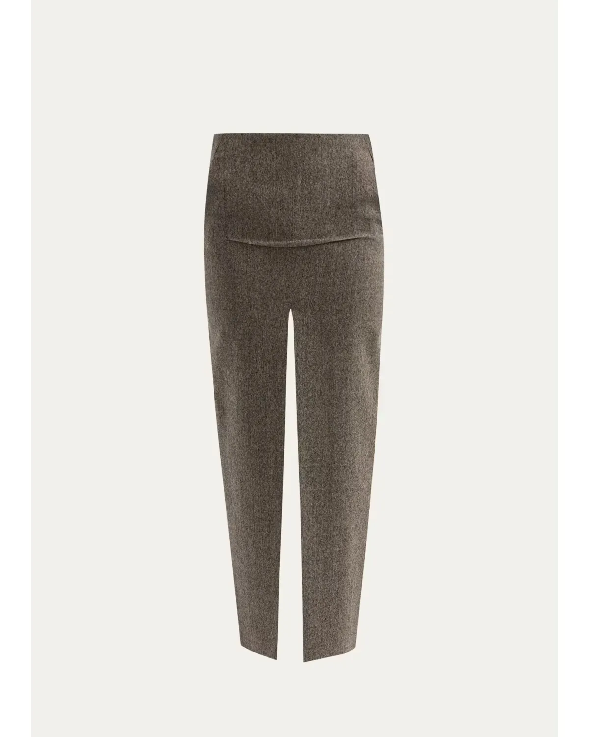 Sliced Wool Maxi Skirt by Rick Owens