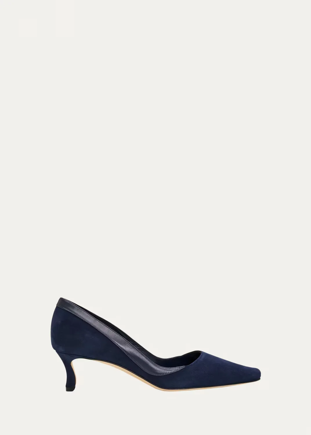 50mm Armelia Suede Pumps by Manolo Blahnik