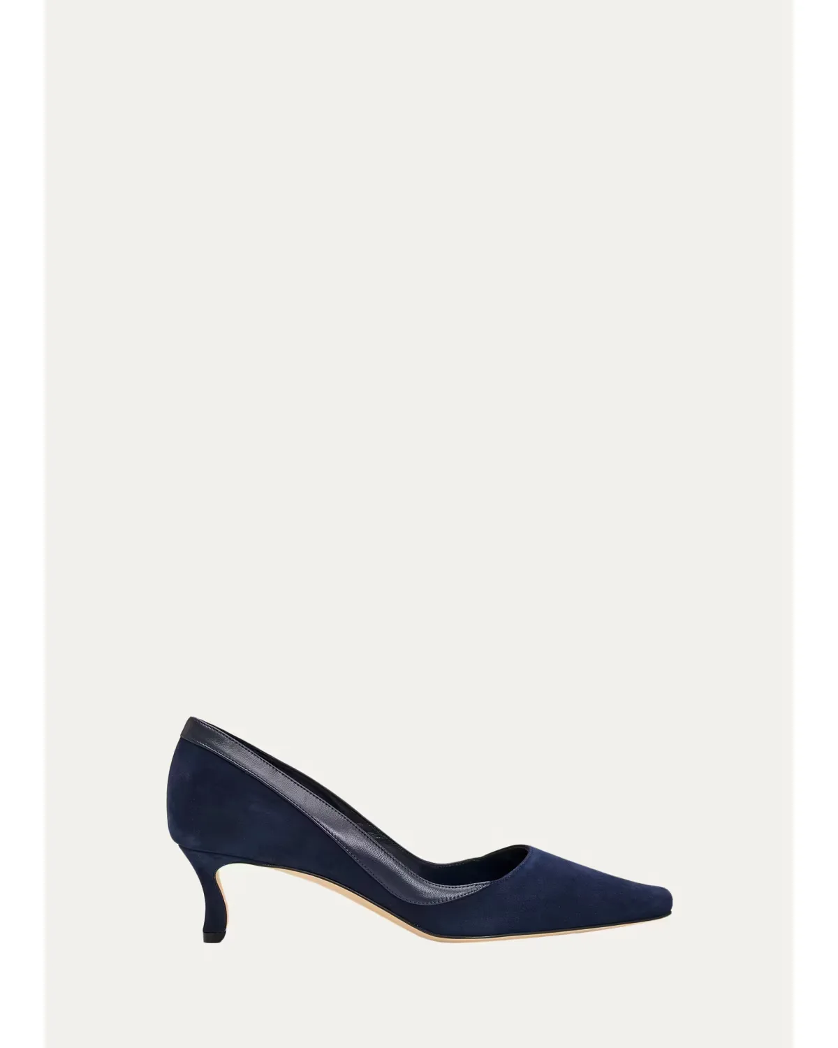 50mm Armelia Suede Pumps by Manolo Blahnik