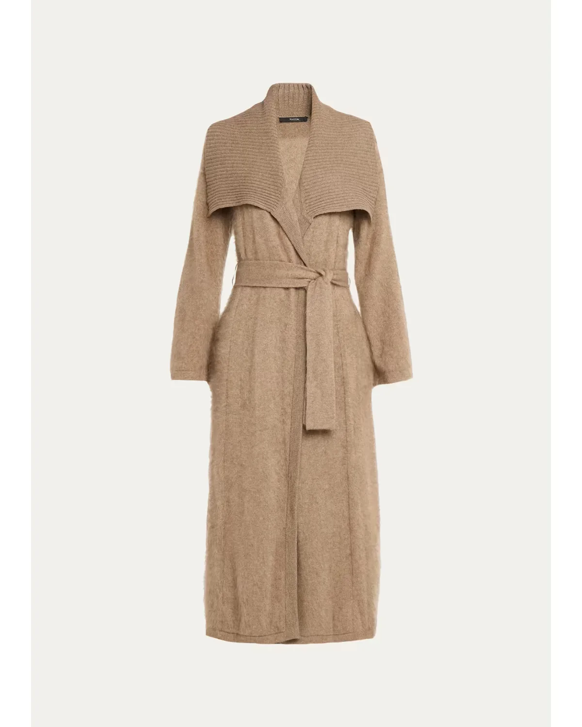 Edina Cashmere Shawl-Collar Duster by Toccin