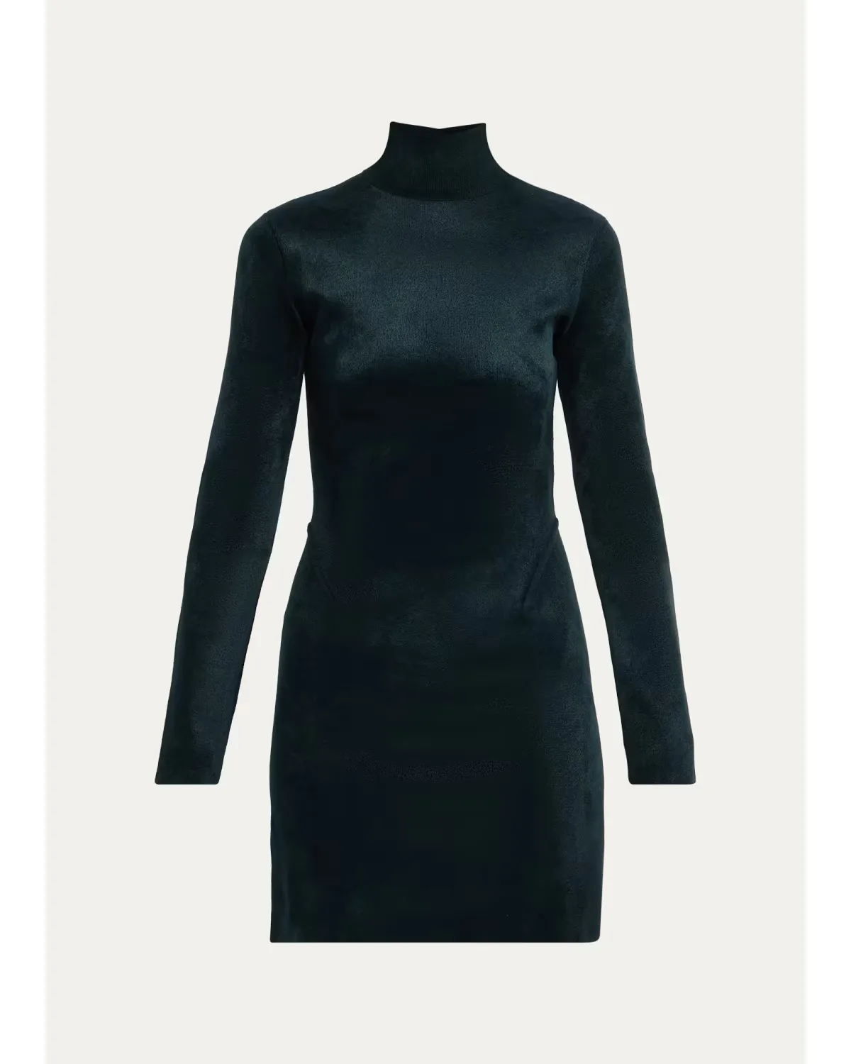 Chenille Long-Sleeve Mini Dress by ALAA