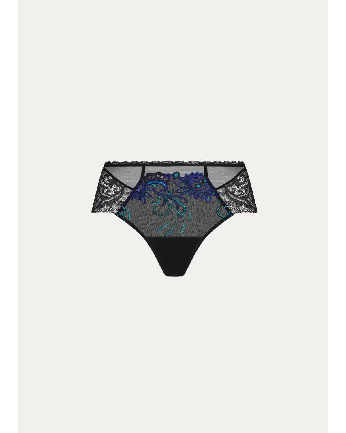 Embroidered Lace & Tulle Boyshorts by Lise Charmel