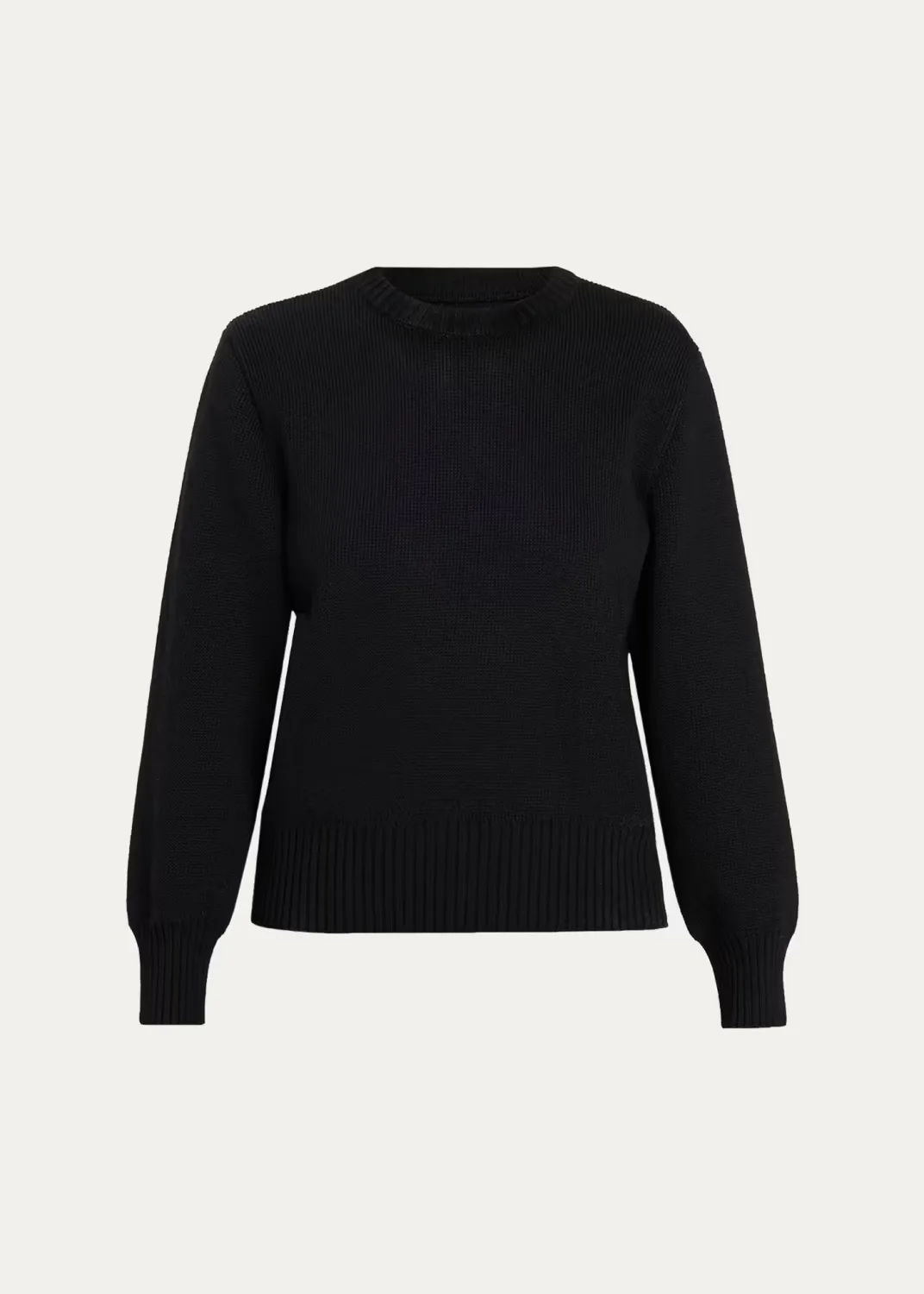 Wool-Cotton Crewneck Sweater