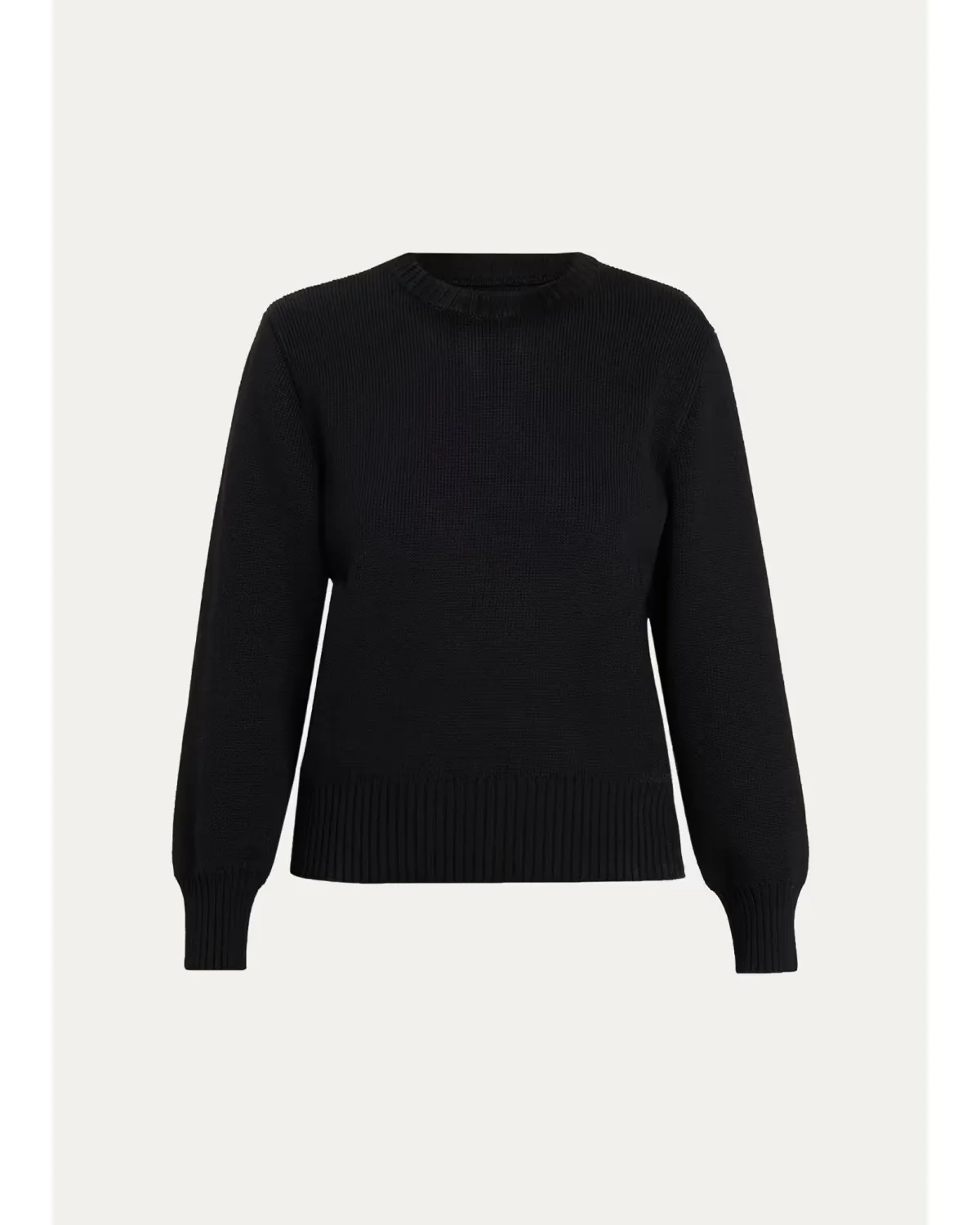 Wool-Cotton Crewneck Sweater
