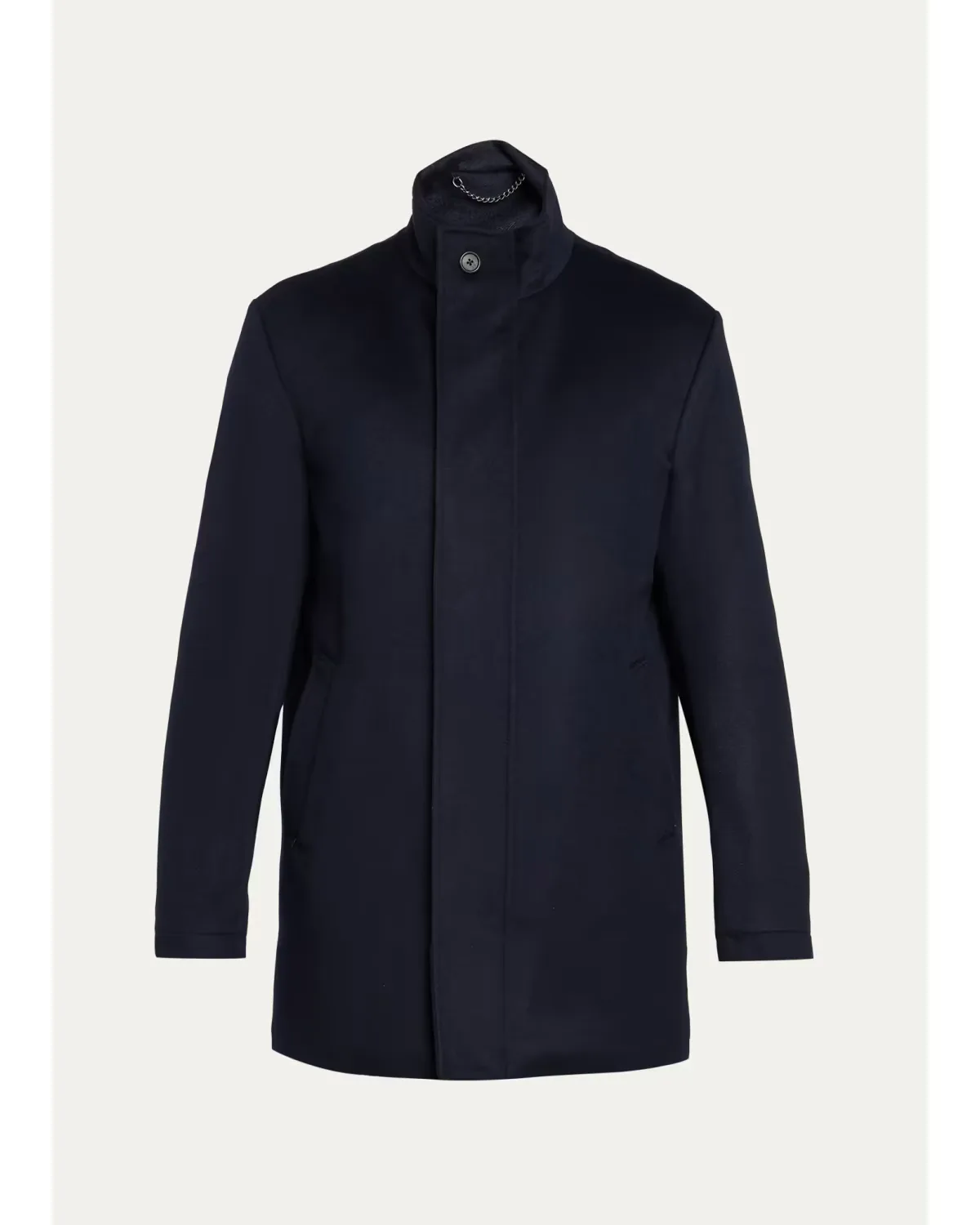Cashmere Stand-Collar Car Coat by Cesare Attolini