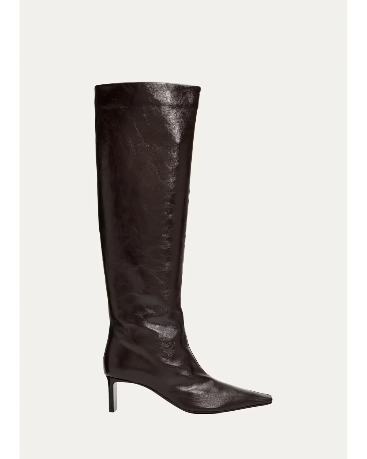 Ona Knee-High Leather Boots by Khaite