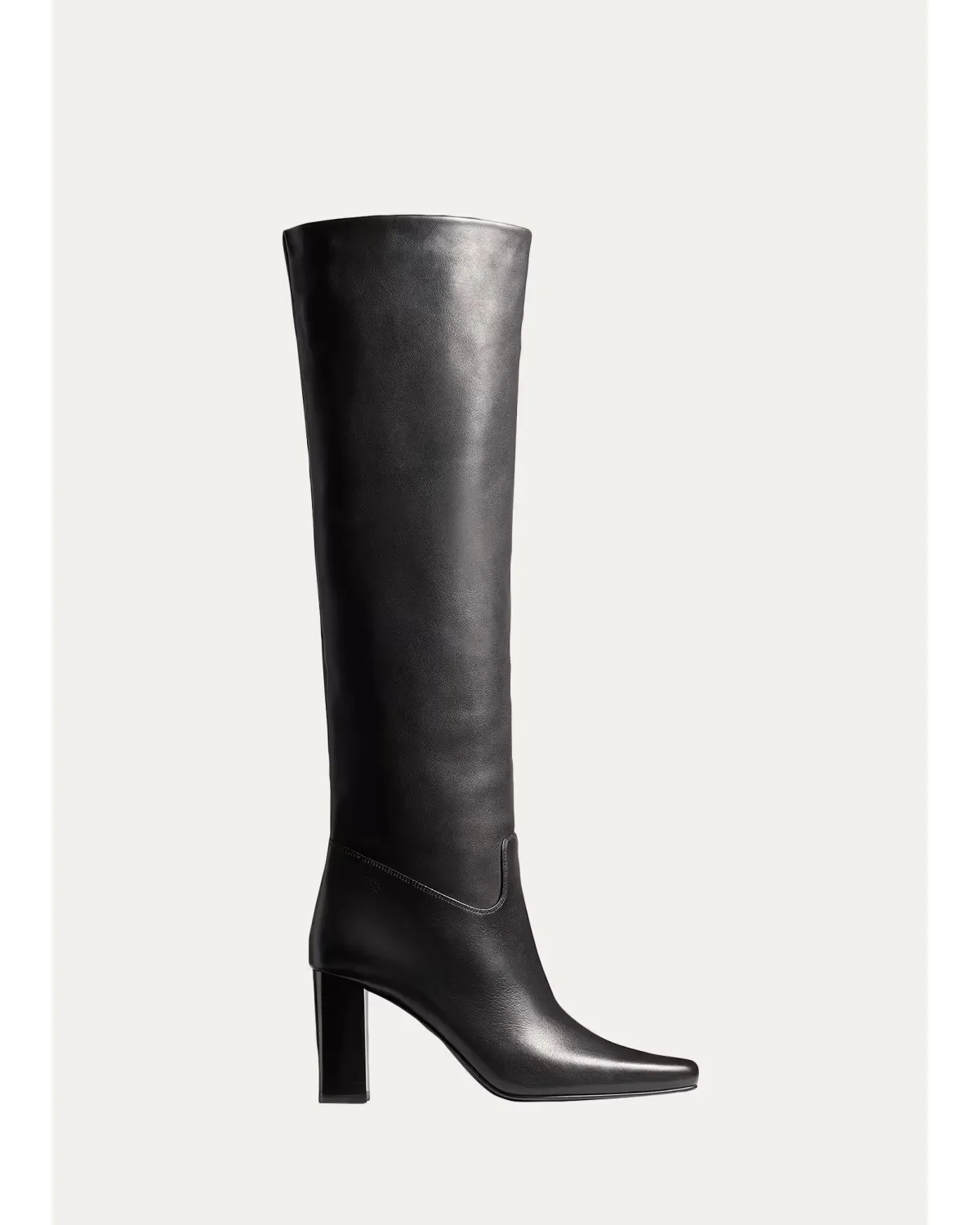 Petra 85MM Leather Knee-High Boots by Khaite