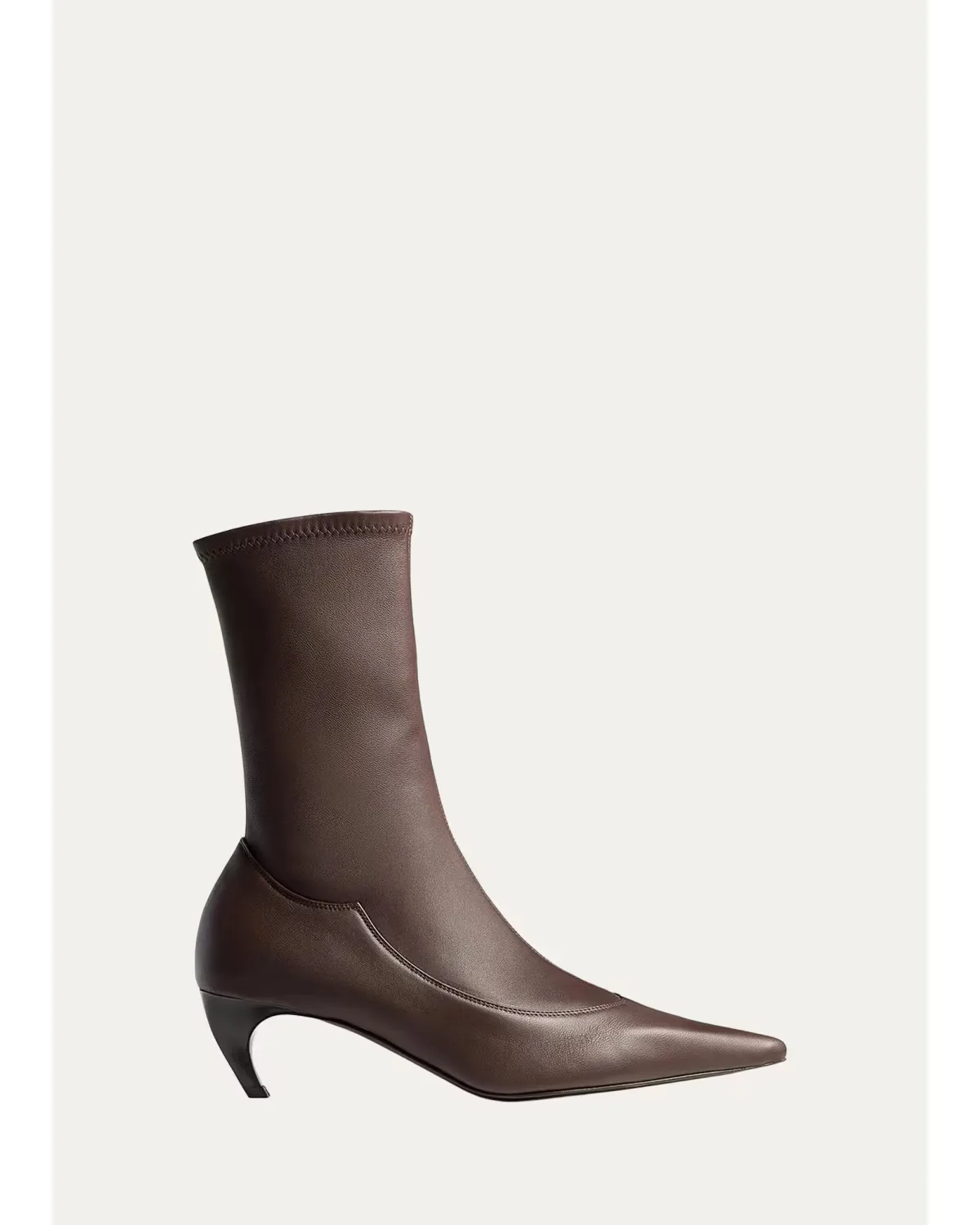 Valerie 55MM Leather Ankle Boots by Khaite