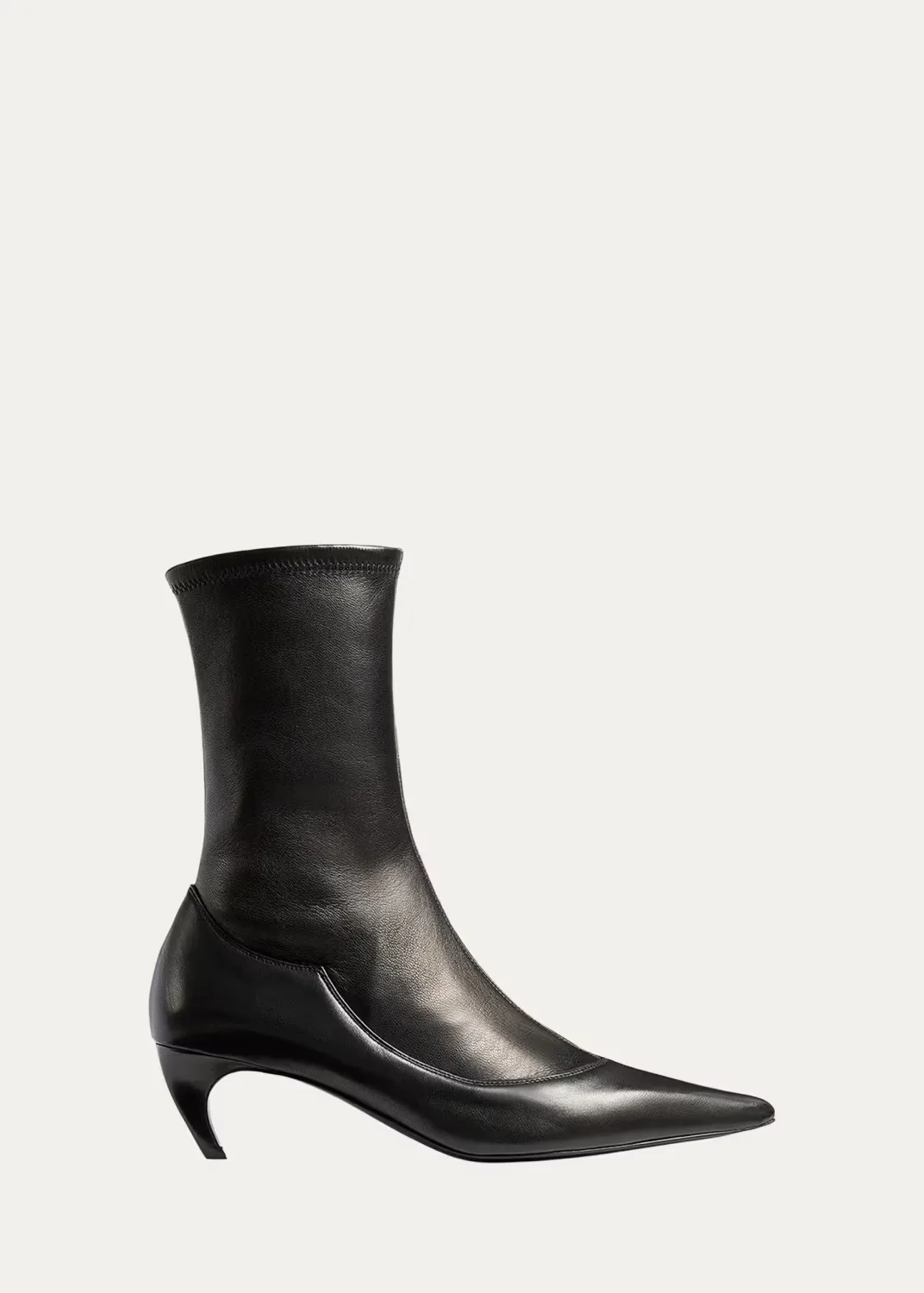 Valerie 55MM Leather Ankle Boots
