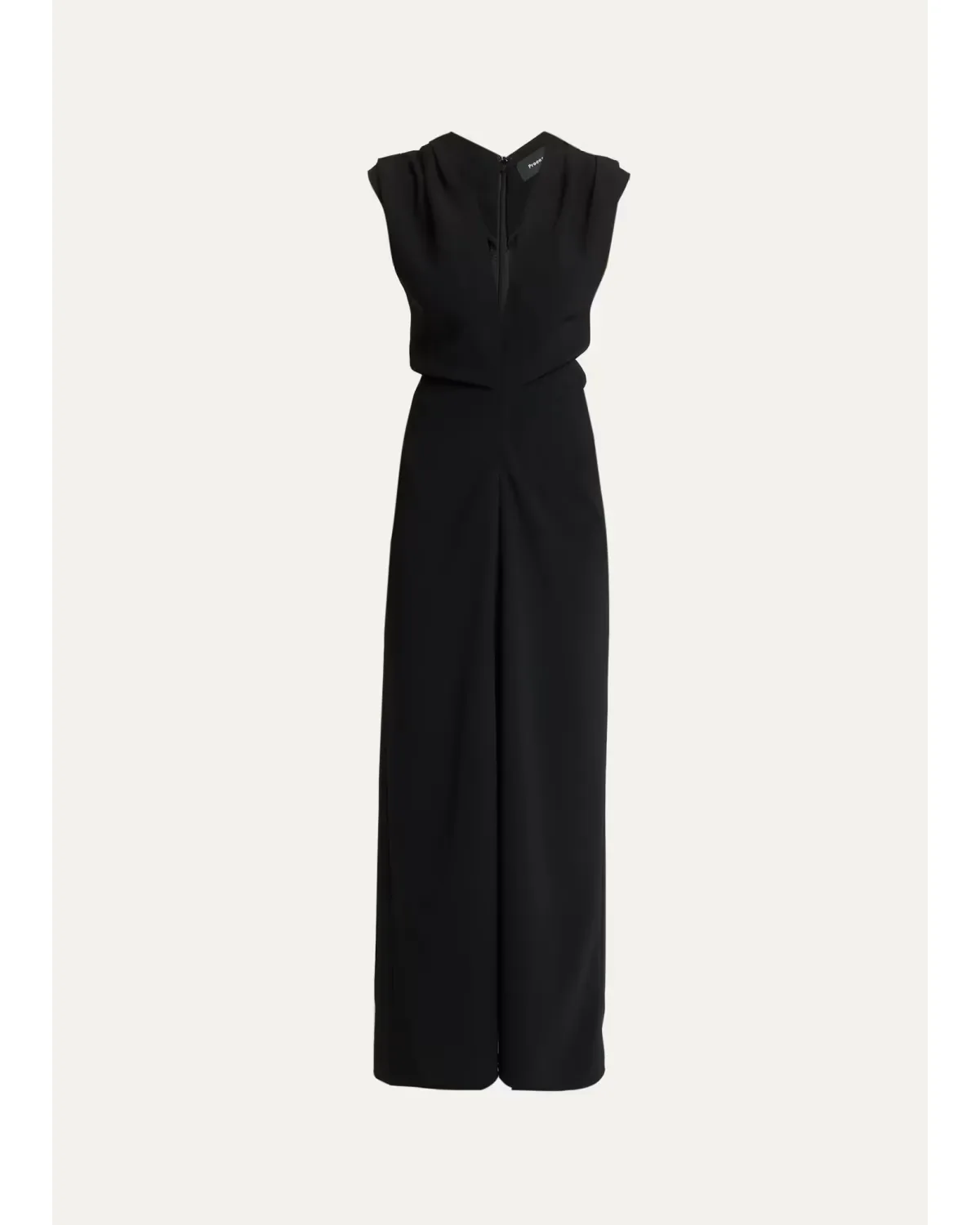 Geraldine Plunging Double Crepe Sleeveless Maxi Dress by Proenza Schouler