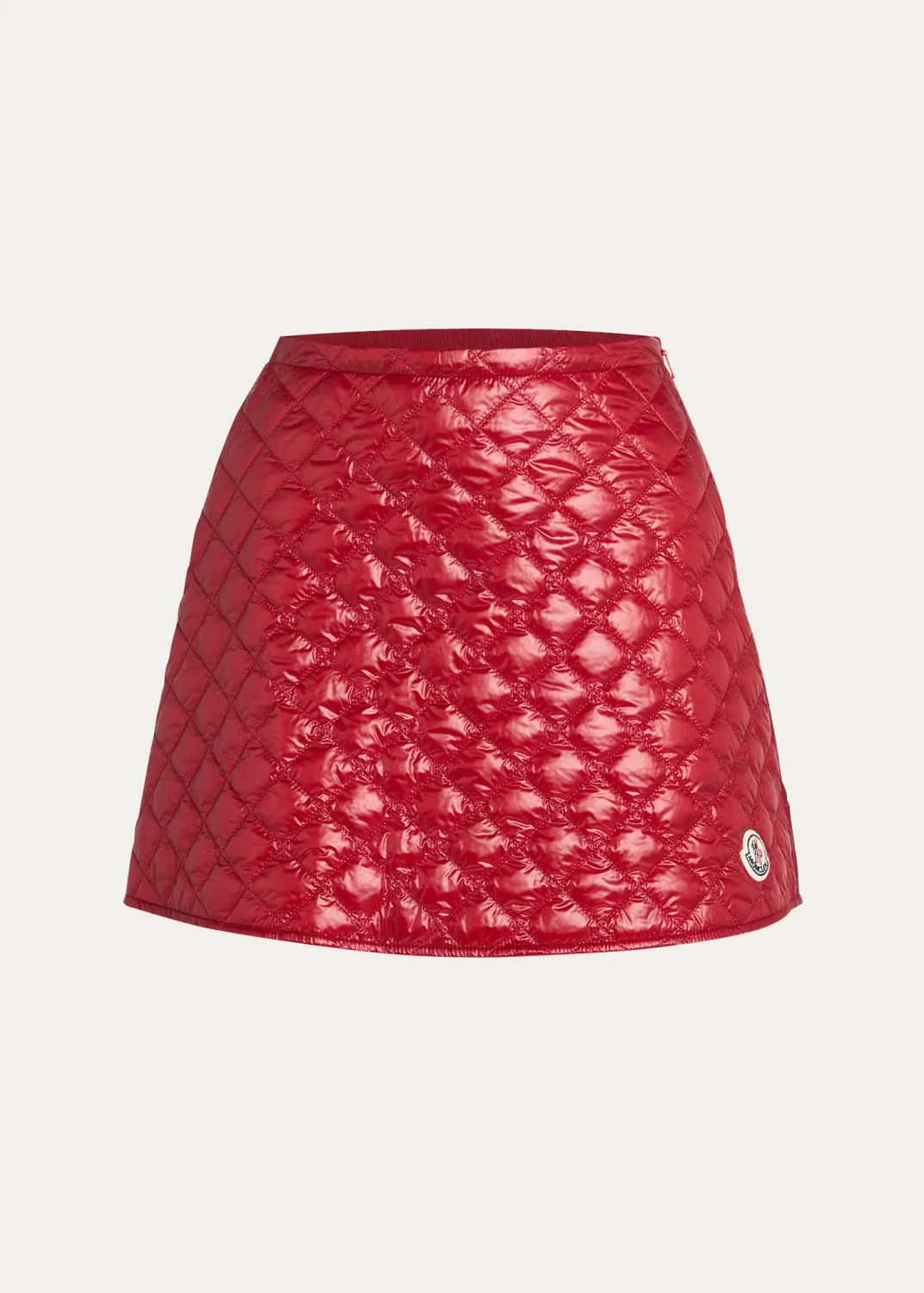 Quilted A-Line Mini Skirt