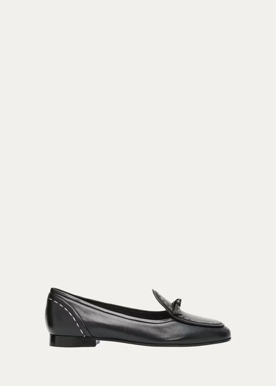 Clarita Topstitched Leather Loafers by Alexandre Birman