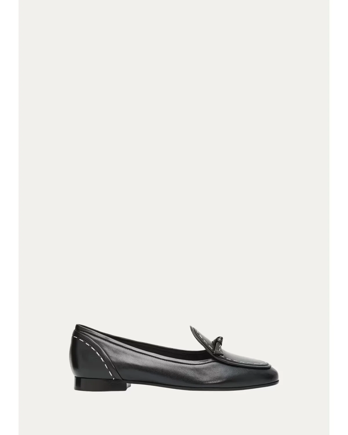 Clarita Topstitched Leather Loafers by Alexandre Birman