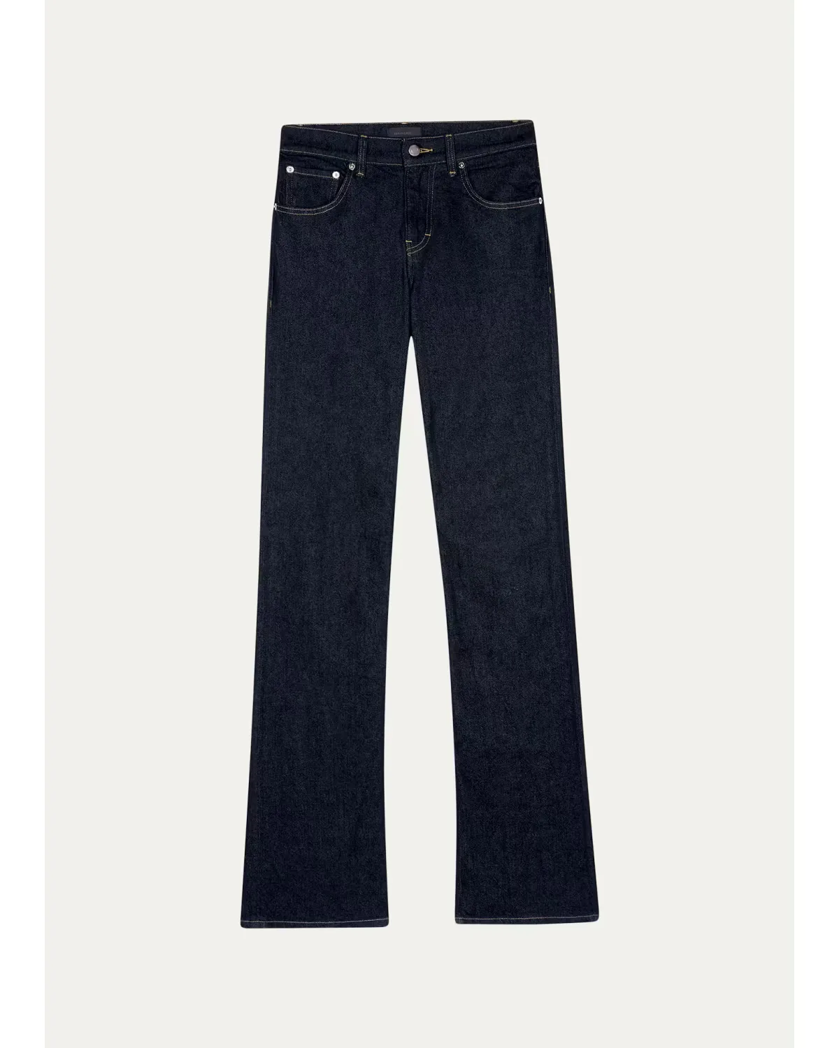 Chewy Mid-Rise Flared Slit Jeans by HAIKURE