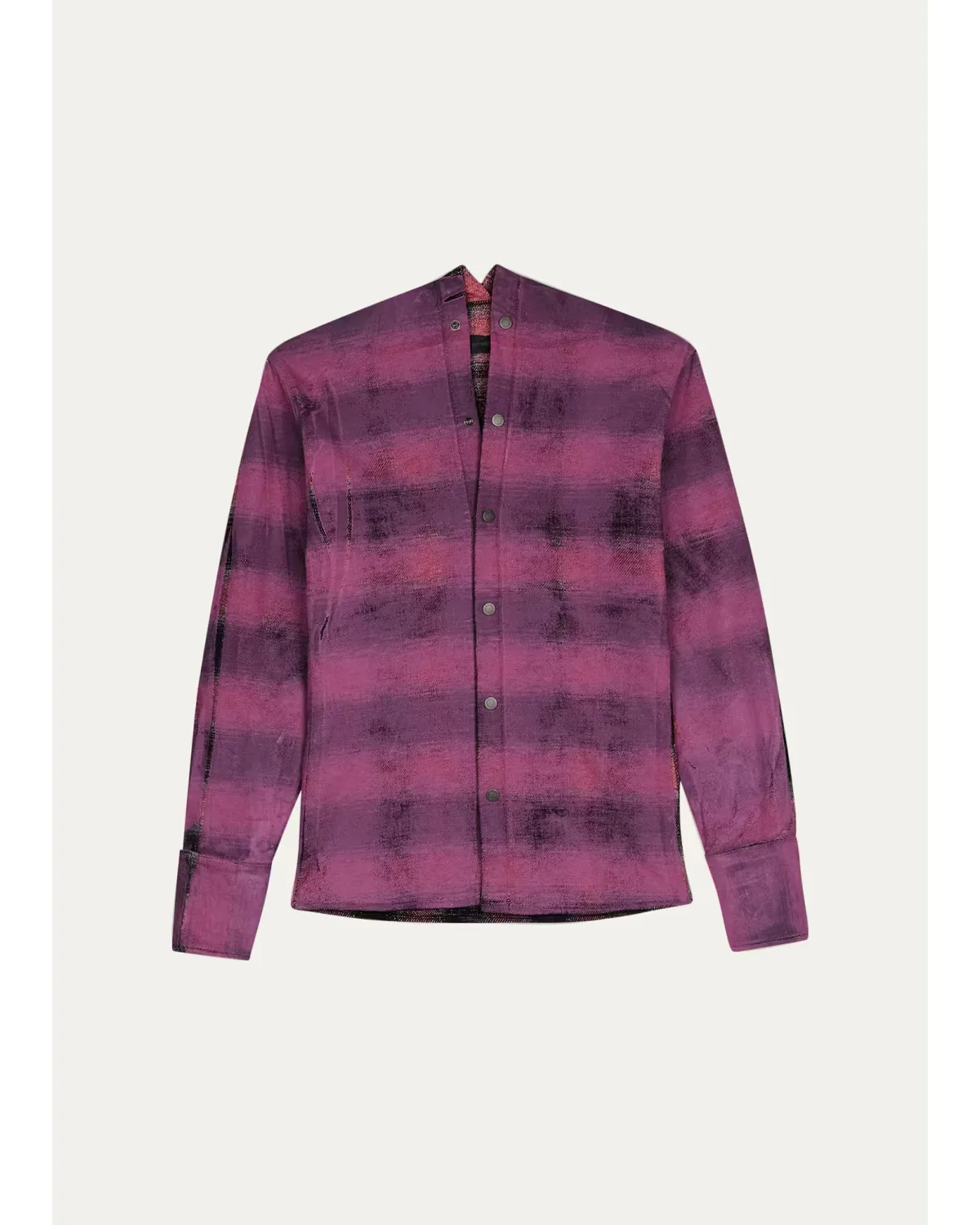 Shona Check-Print Cotton Shirt by HAIKURE