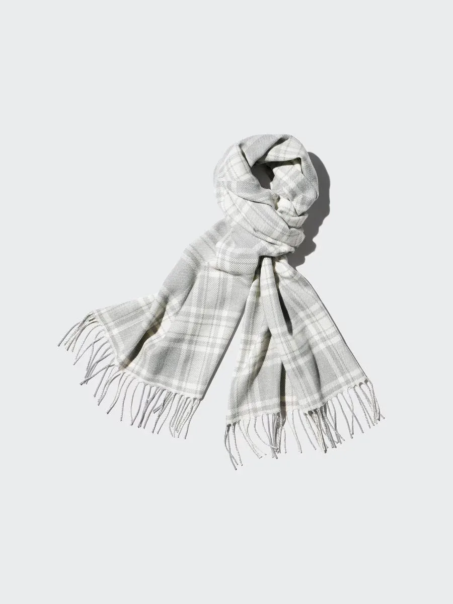 Heattech Scarf Patterned