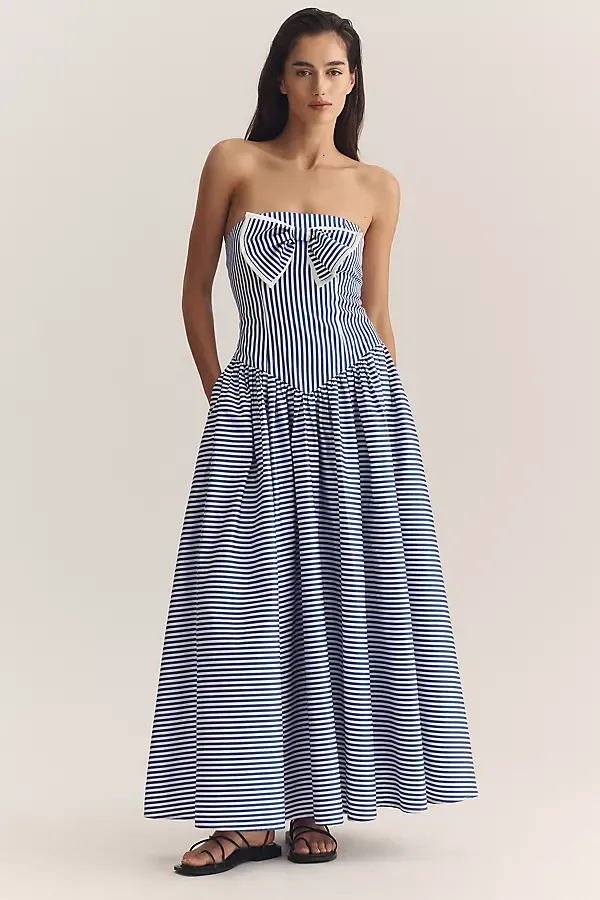 Gondrina 100% Cotton Midi Dress by De Loreta