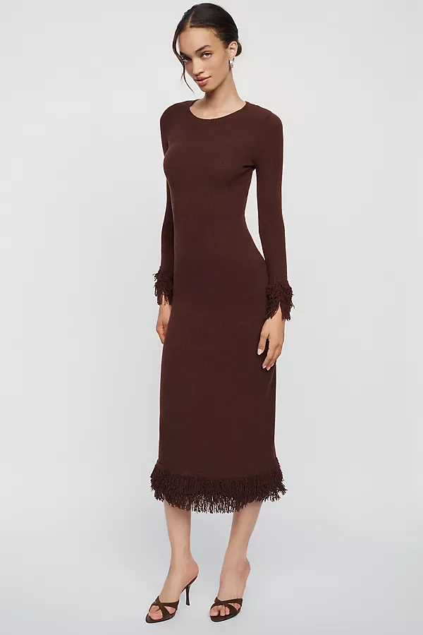 Alejandra Silk Blend Midi Dress by Rails