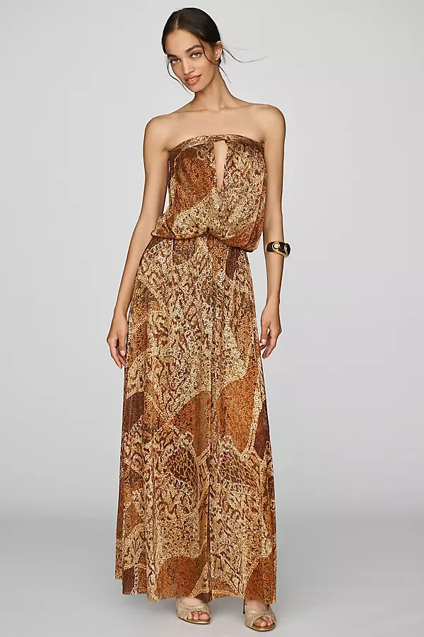 Asa Strapless Maxi Dress by Sabina Musayev