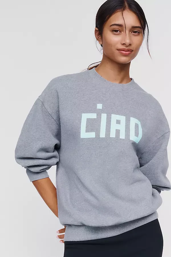 100% Cotton Ciao Sweatshirt by Clare V.