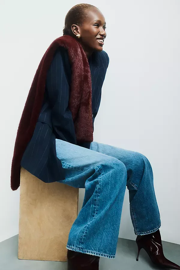 Adria Low Rise Wide Leg Jeans by AG