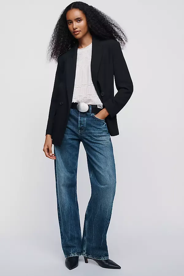 Billie Mid Rise Straight Leg Jeans