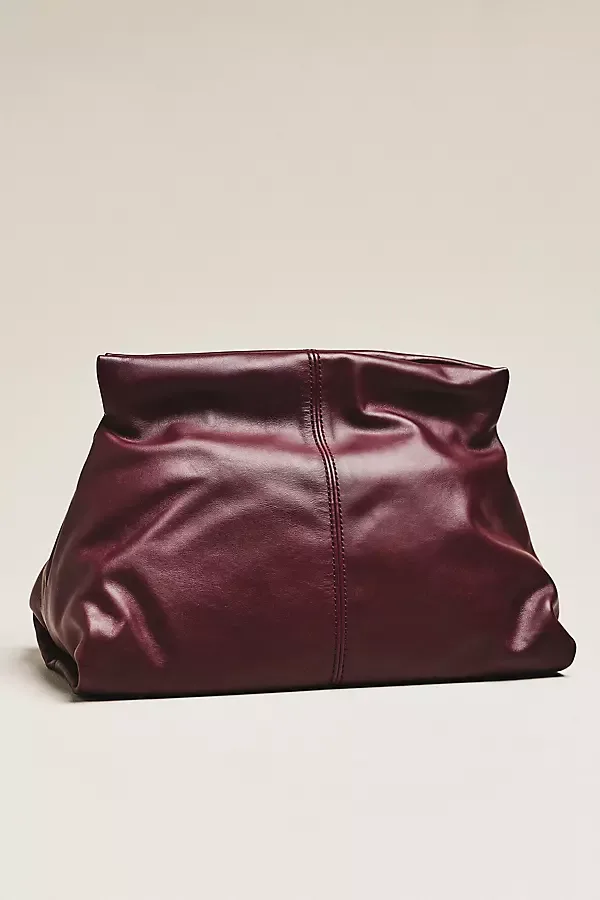 Clay Leather Clutch