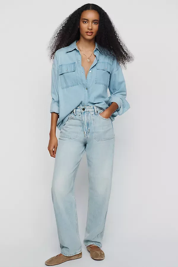 Rewind High Rise Relaxed Jeans by Re/Done