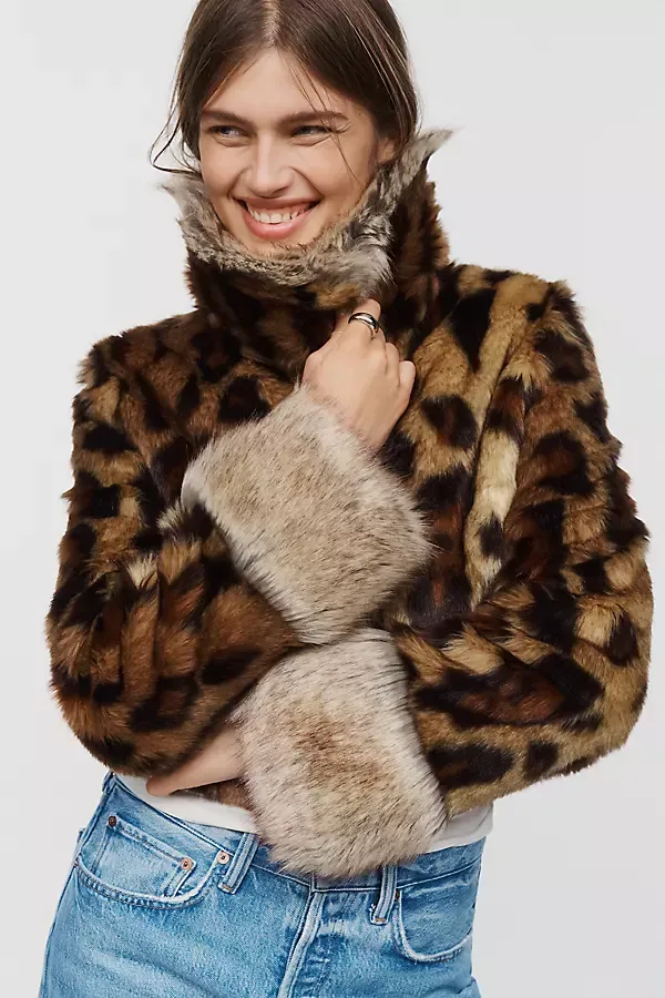Tiger Print Jacket by Unreal Fur