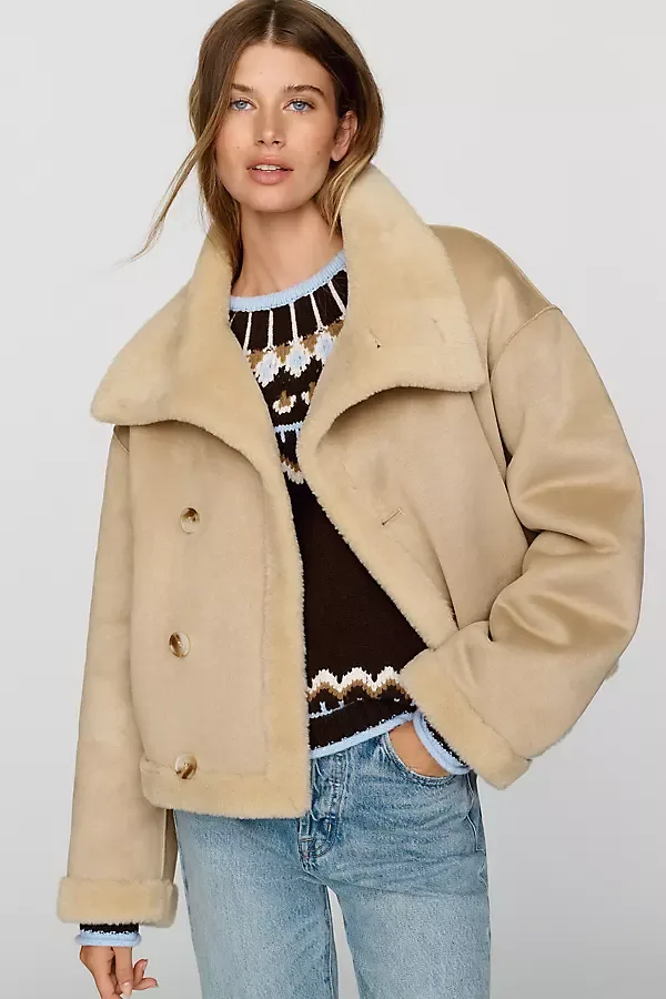 Funnel Neck Reversible Jacket by Maeve
