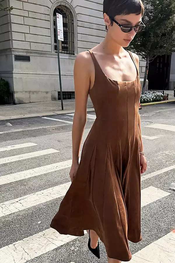 Tarryn Fit & Flare Midi Dress by Maeve