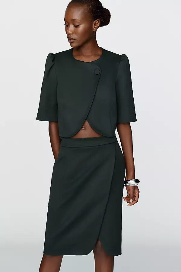 Tulip Hem Knee Length Skirt by Mare Mare