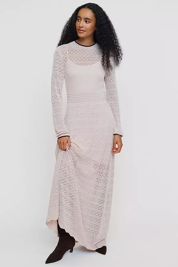 Delicate Midi Dress by Anthropologie
