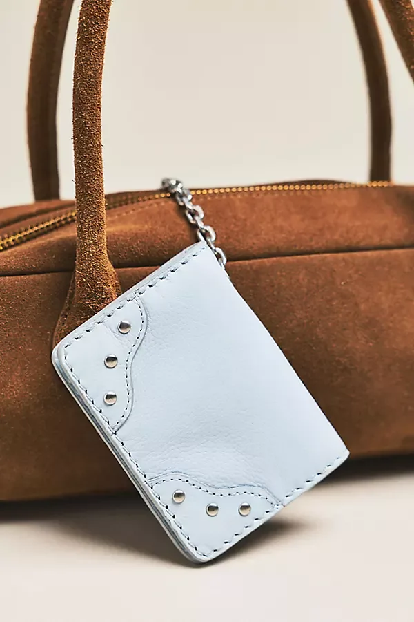 Arina Leather Keychain Card Wallet by Anthropologie
