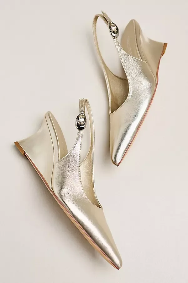 Celein-SD Slingback Wedge Heel by Silent D