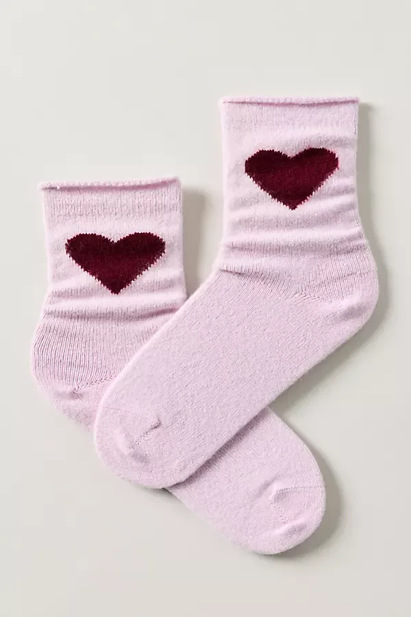 Love Cashmere Blend Crew Socks
