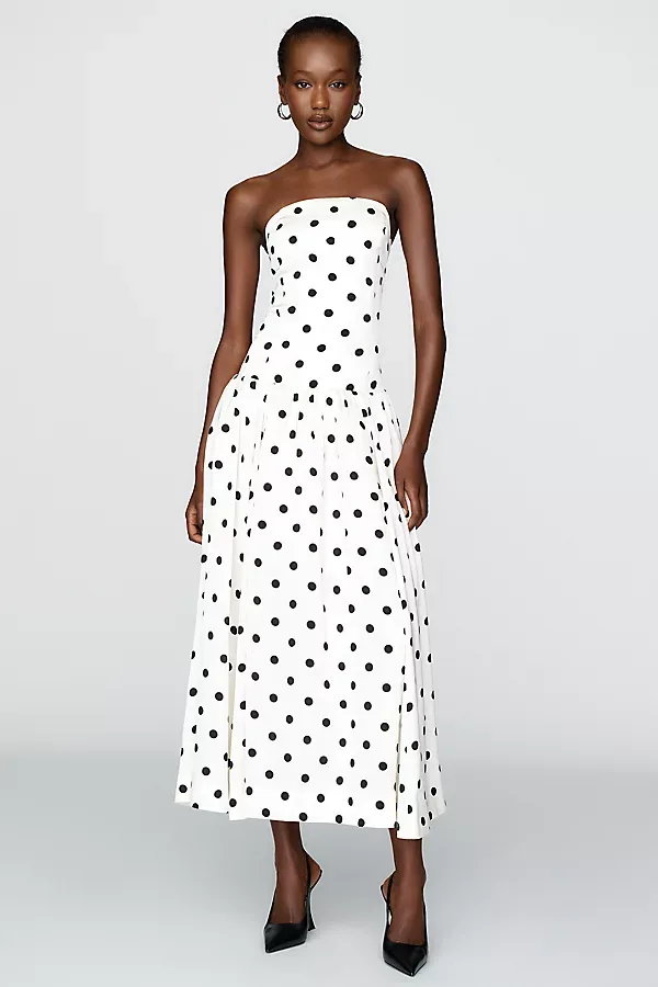 Cotton Linen Blend Midi Dress by Endless Rose