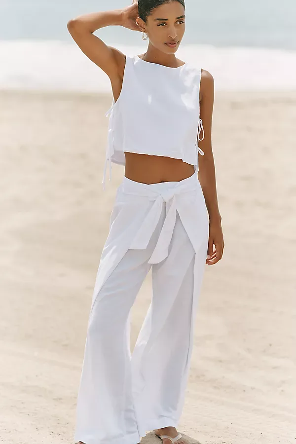 Rylee Linen Blend Wide Leg Pants by L*Space