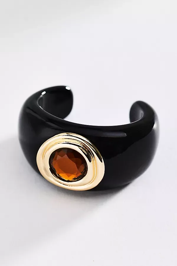 Resin Bezel Cuff by Anthropologie