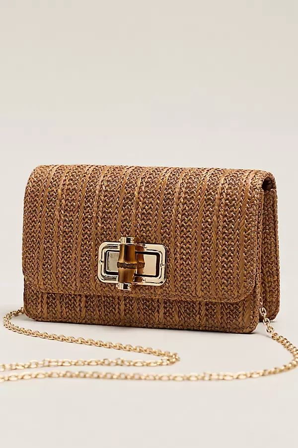 Lilly Raffia Clutch by Lisi Lerch