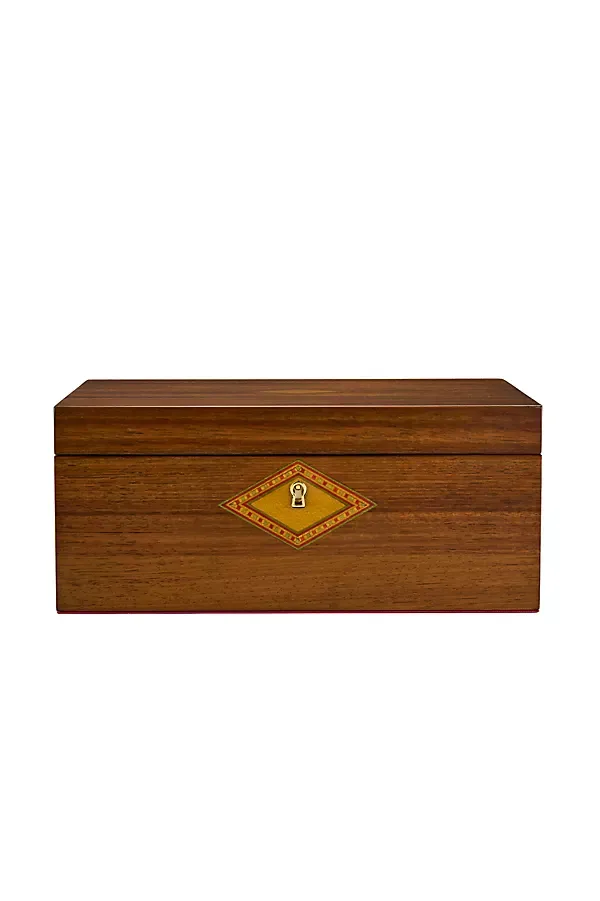 Ballet Musical Wood Veneer Jewelry Box by WOLF