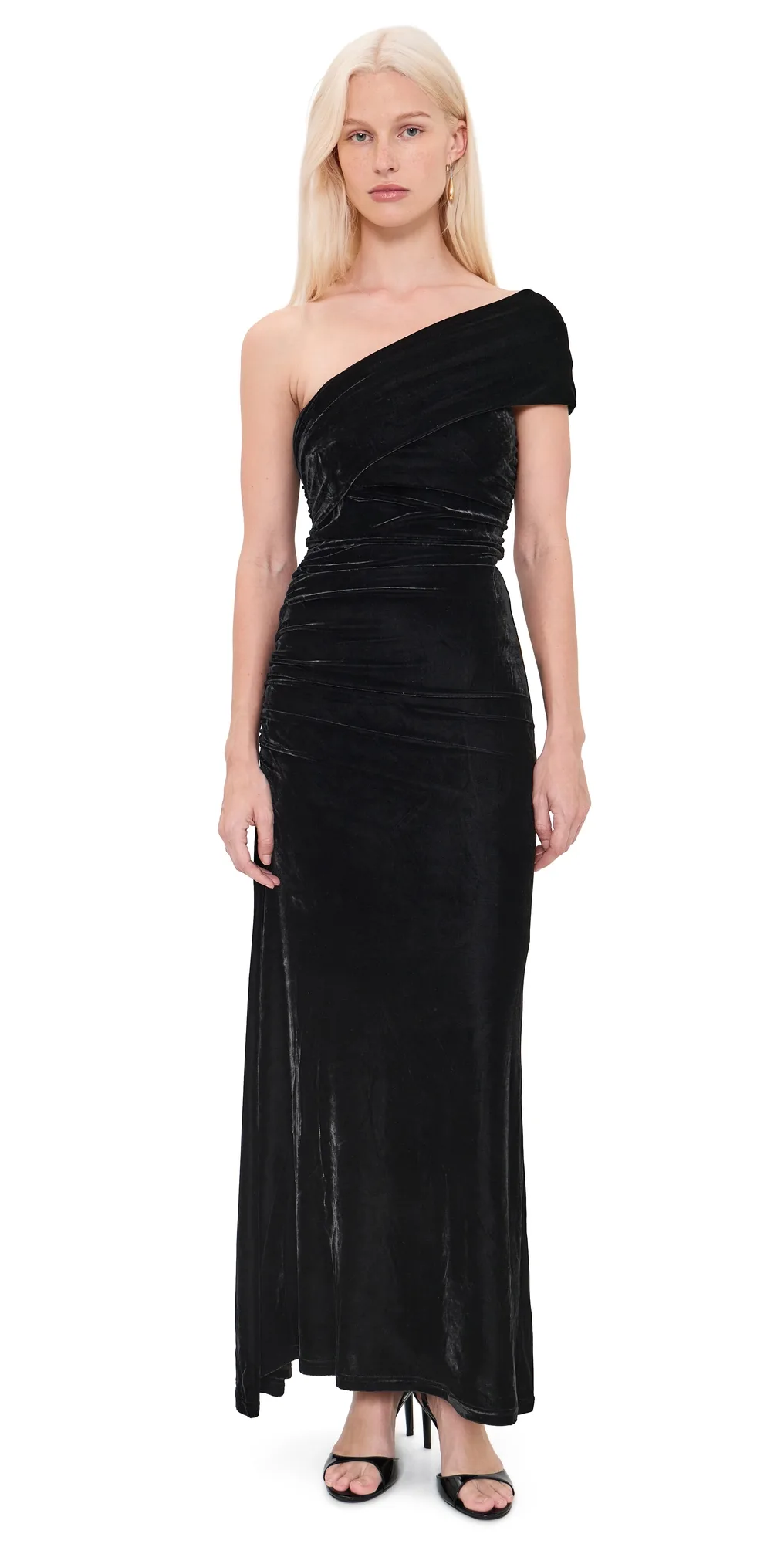 Calia Velour Maxi Dress by Bardot