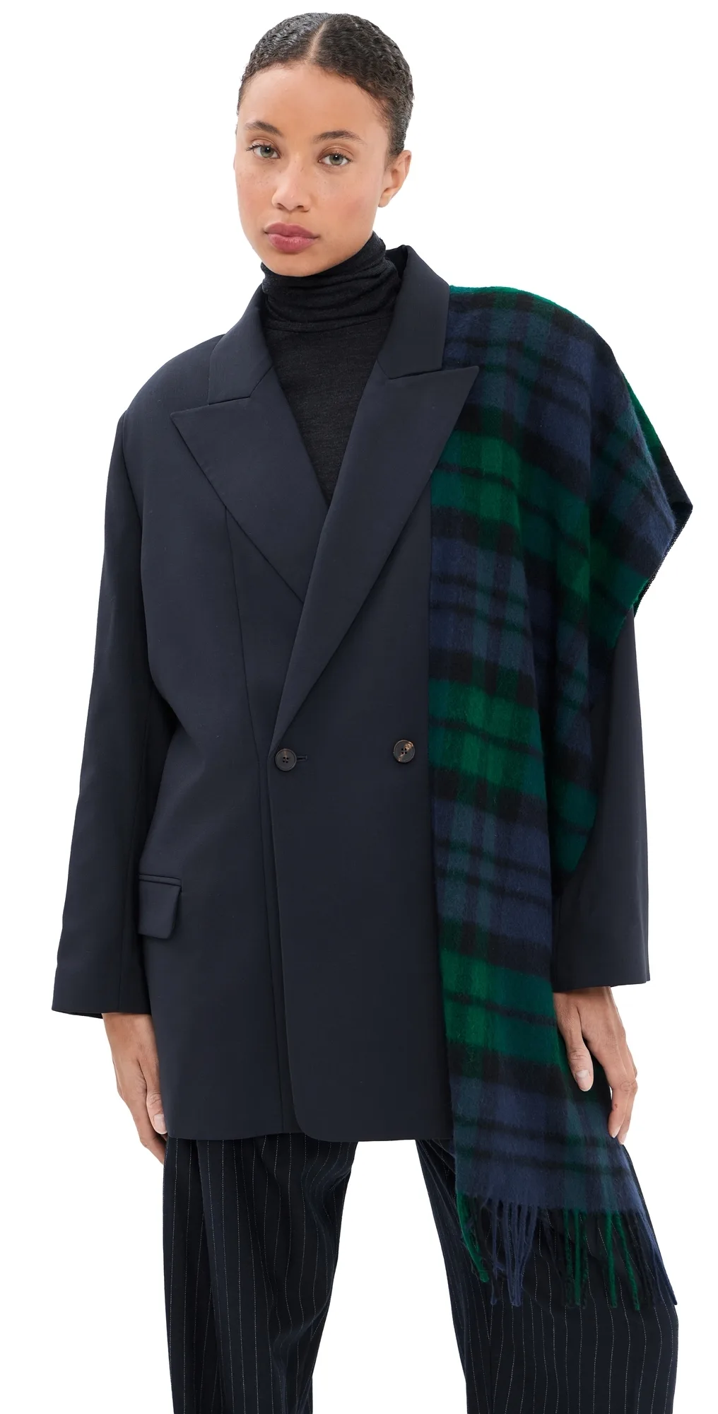 Crushed Scarf Blazer by FRENKEN
