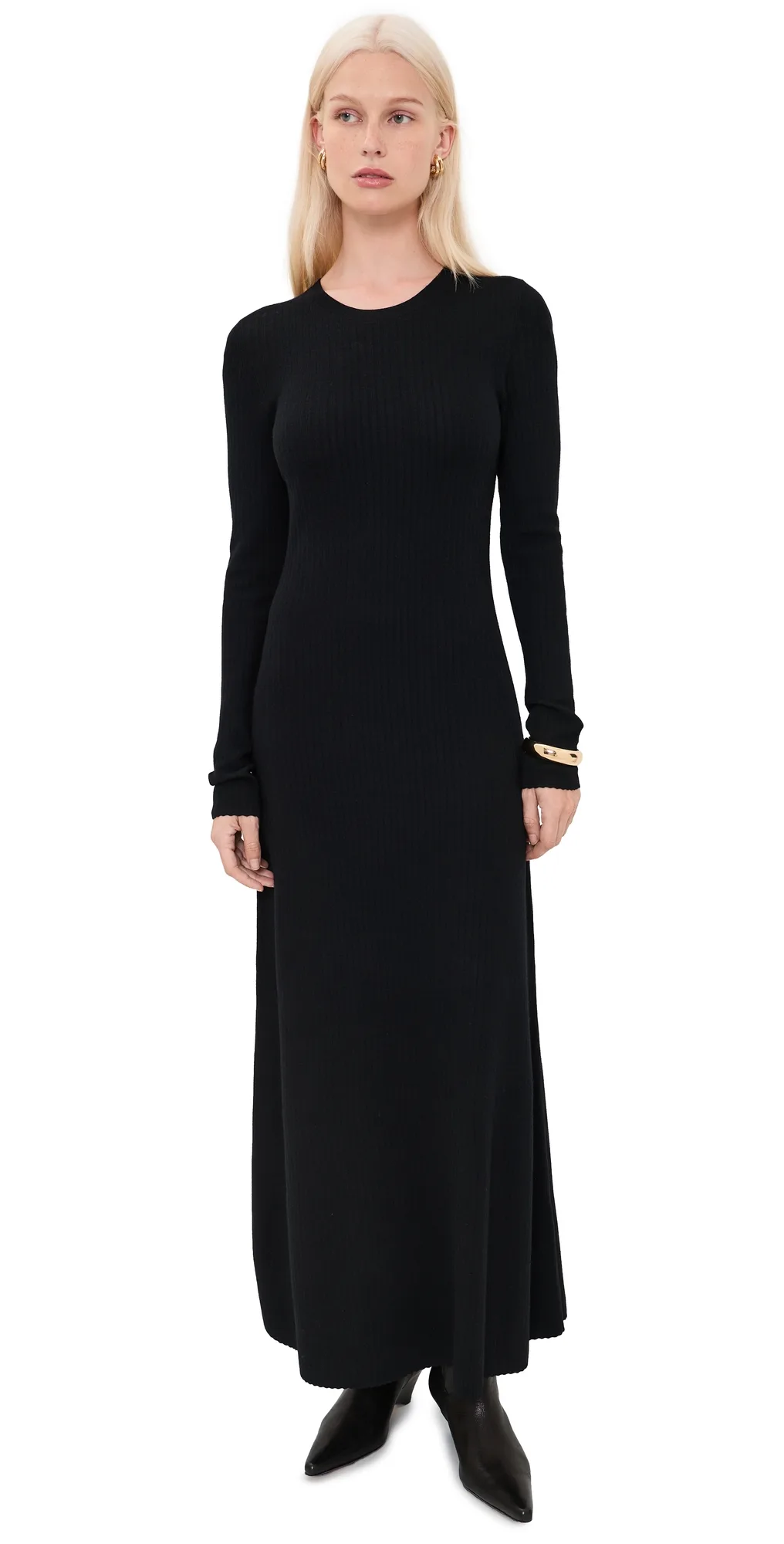 Crew Neck Knit Dress